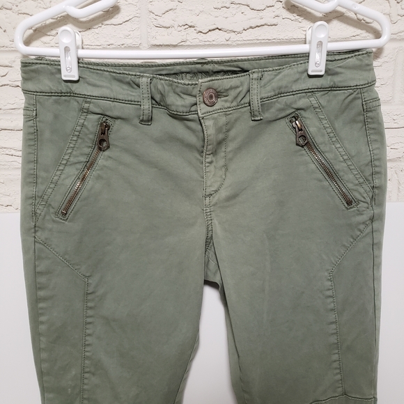 American Eagle Outfitters Green Ankle Jeggings 8 - Picture 2 of 8